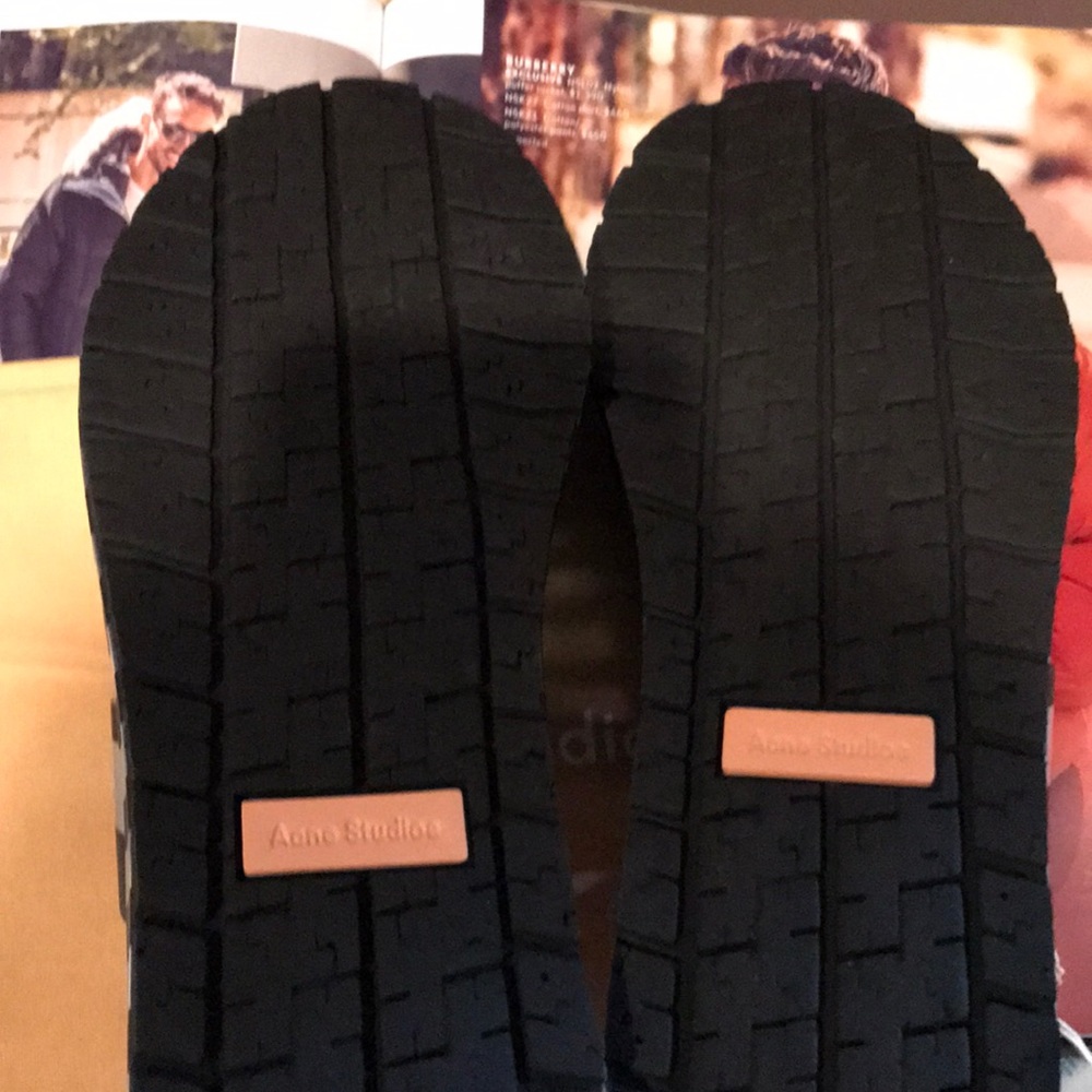 🎈SOLD🎈AUTHENTIC ACNE STUDIOS KLEATE METALLIC SANDALS - Picture 2 of 6